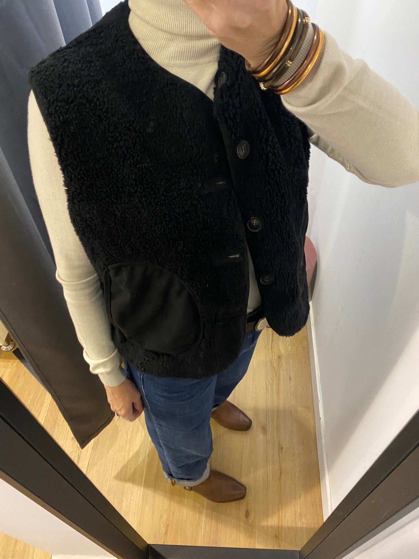 Veste sans manche NOIR - 15G481
