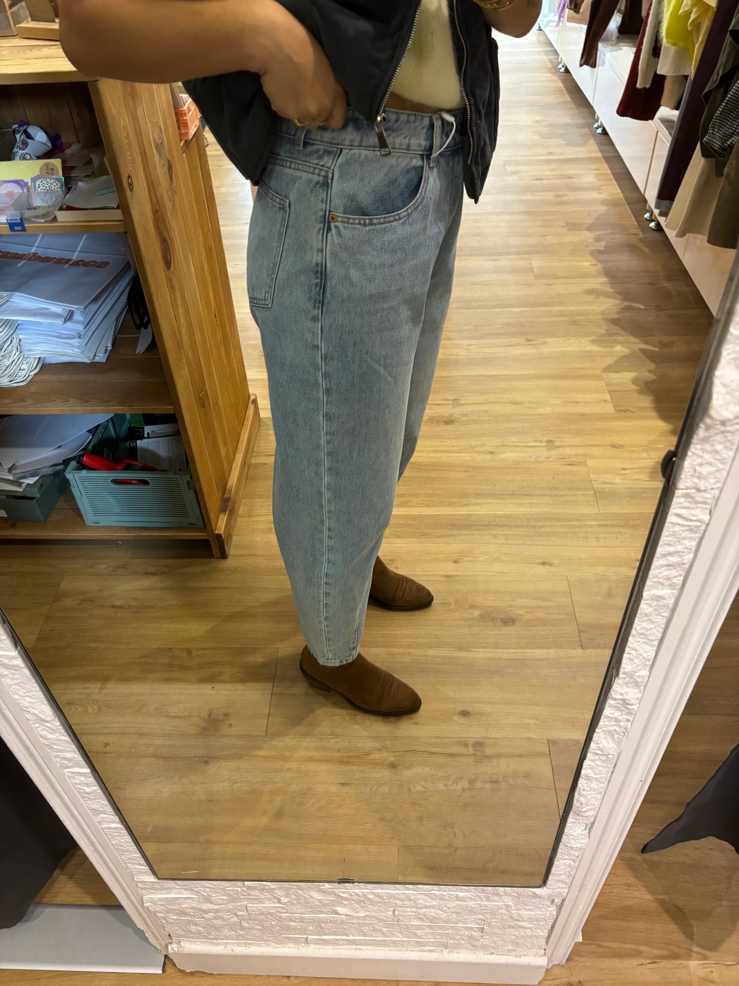 Pantalon DENIM CLAIR - Brandy