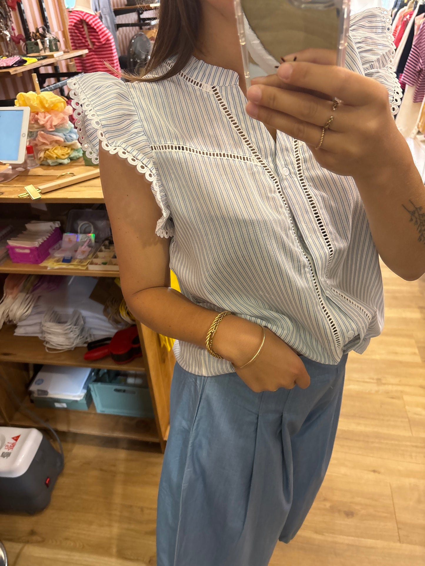 Blouse BLEU - Orélune