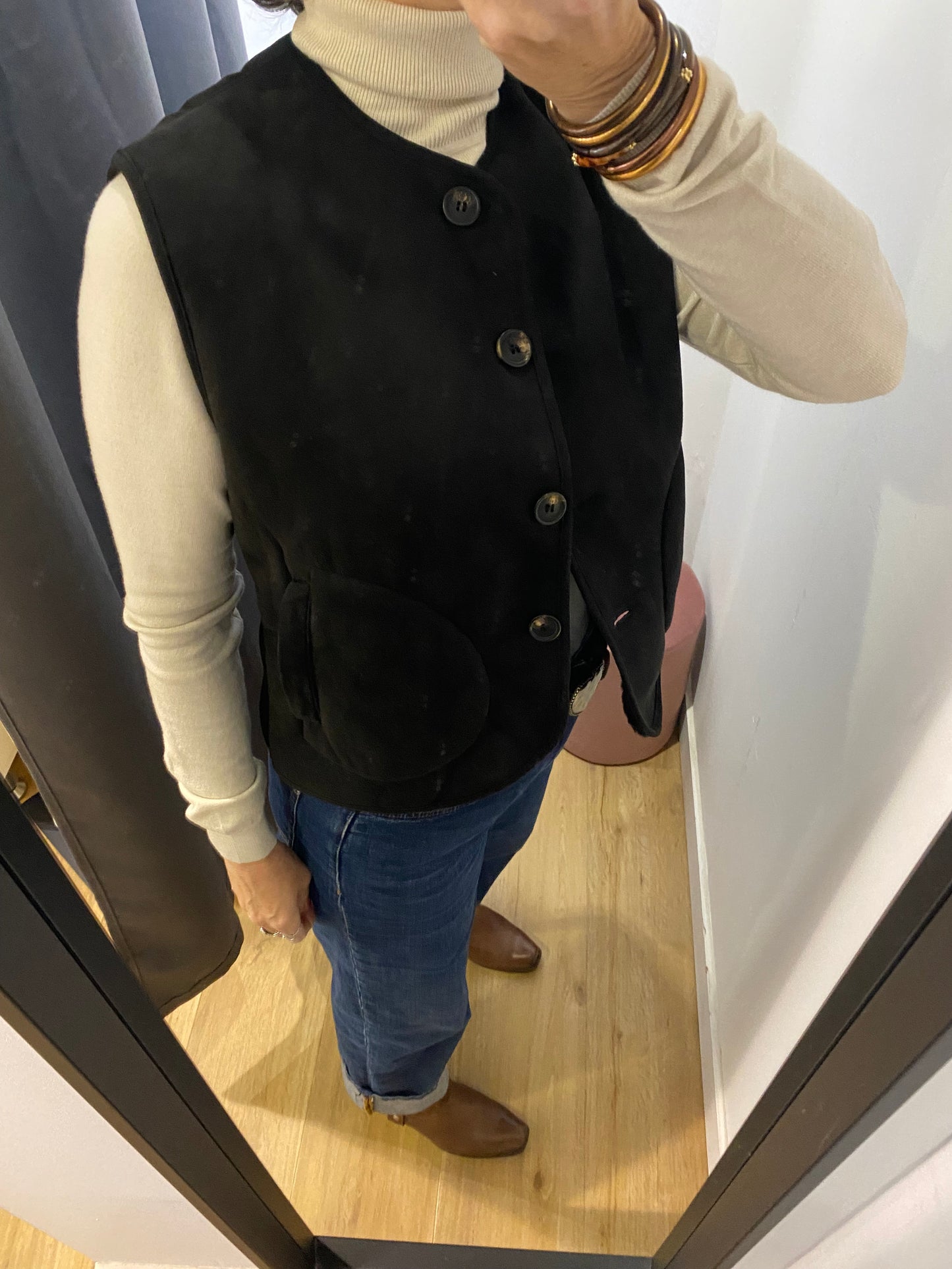 Veste sans manche NOIR - 15G481