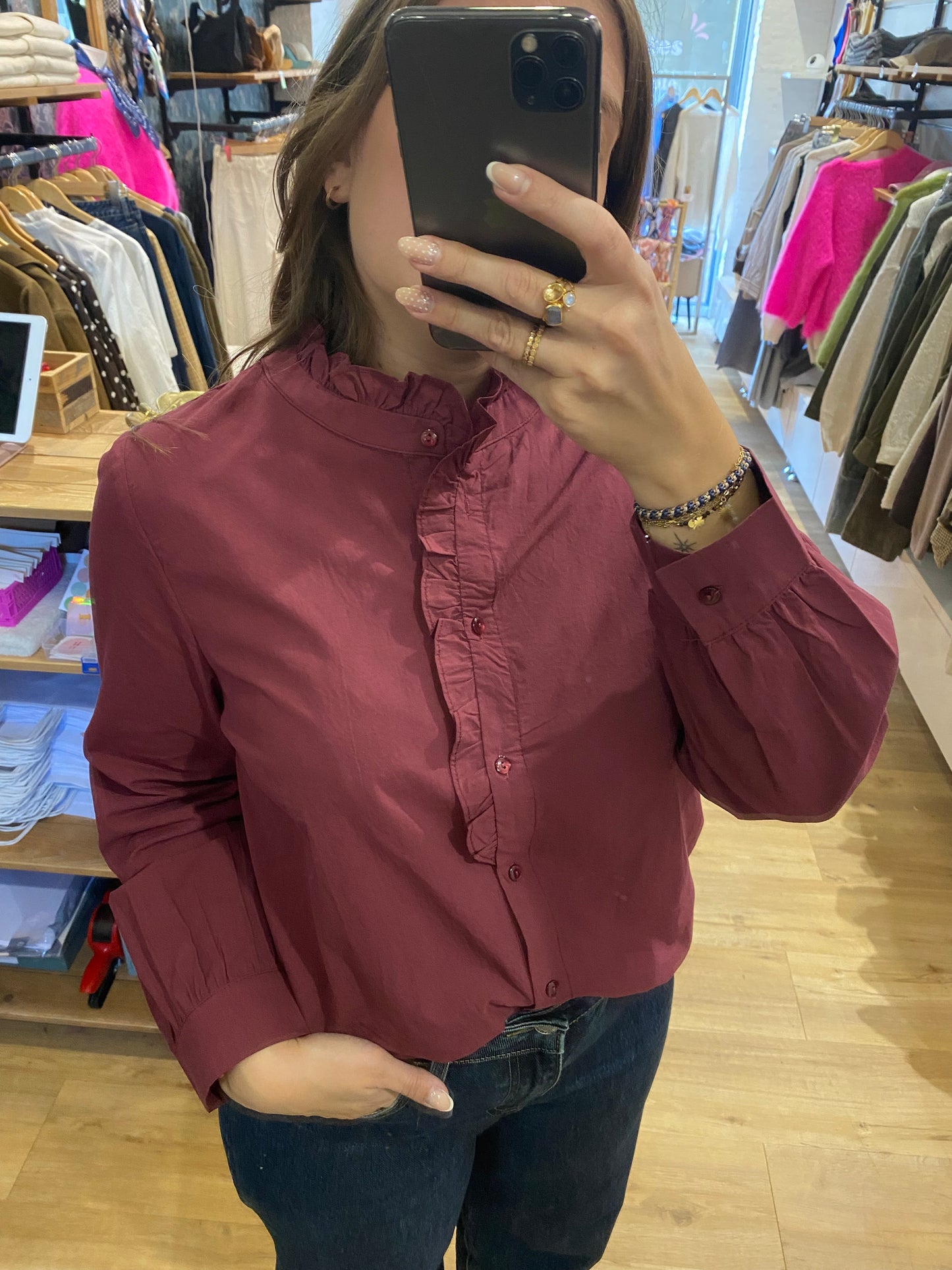 Chemise BORDEAUX - Q3143