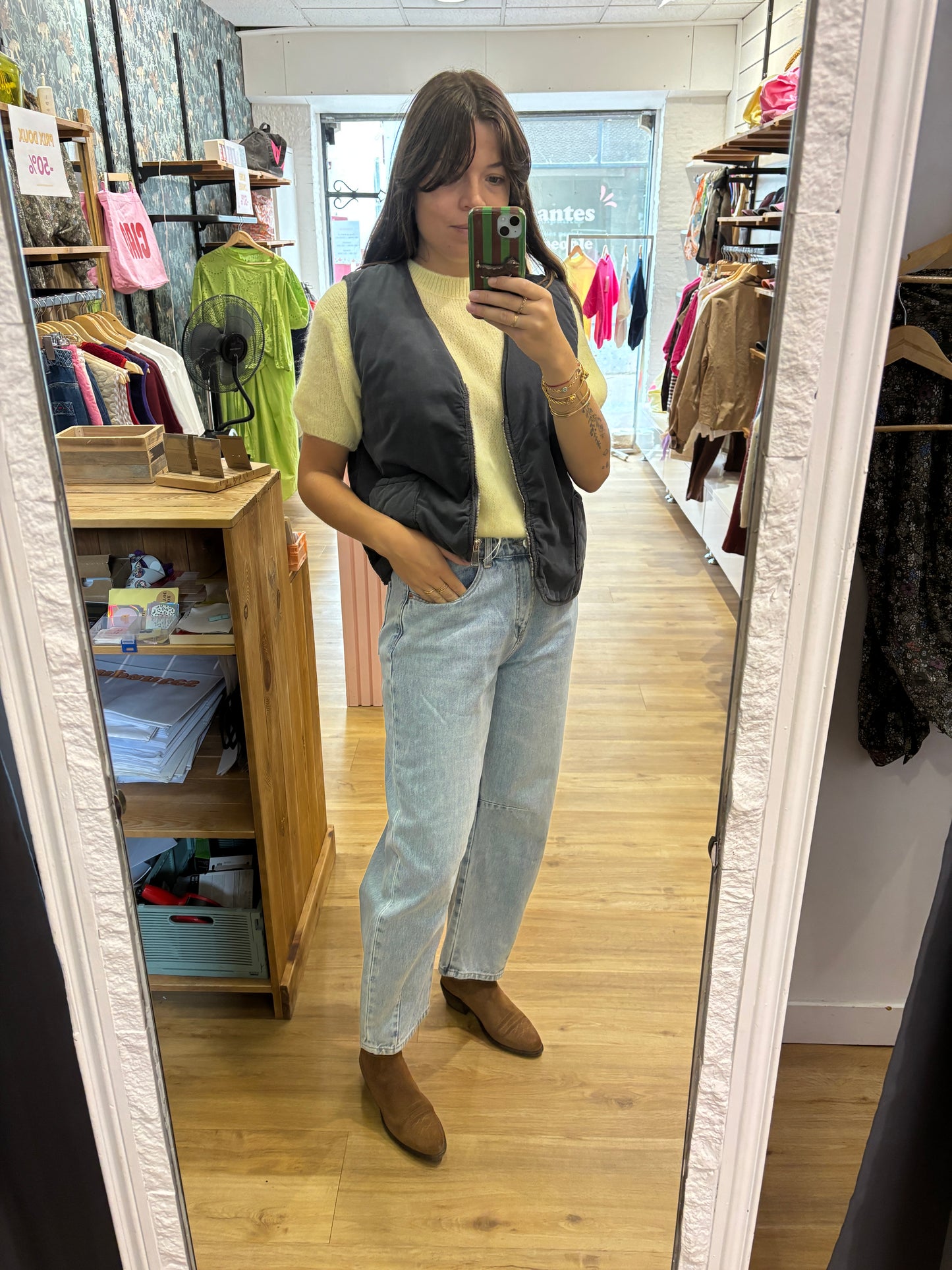Pantalon DENIM CLAIR - Brandy
