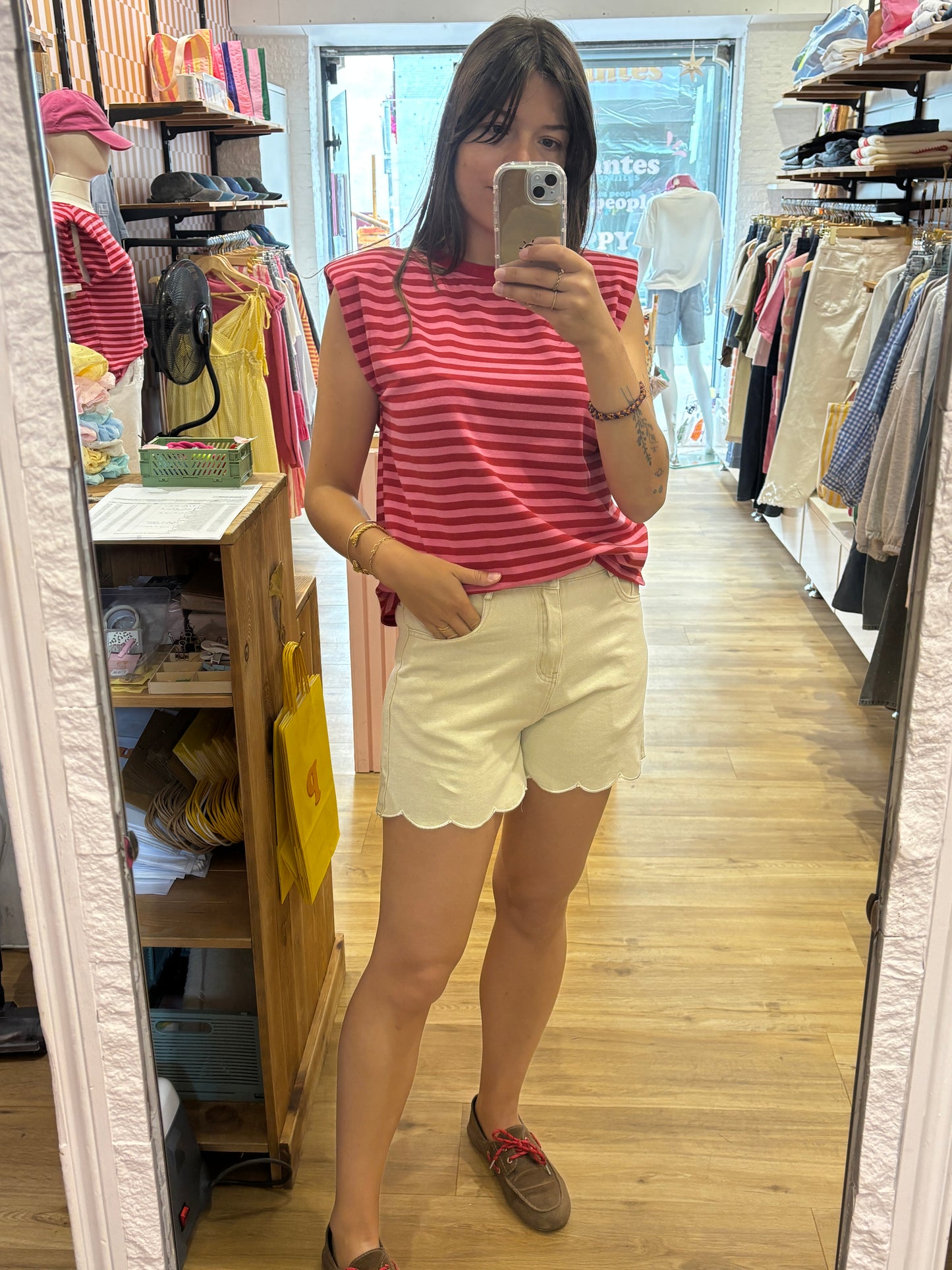 Short feston BEIGE