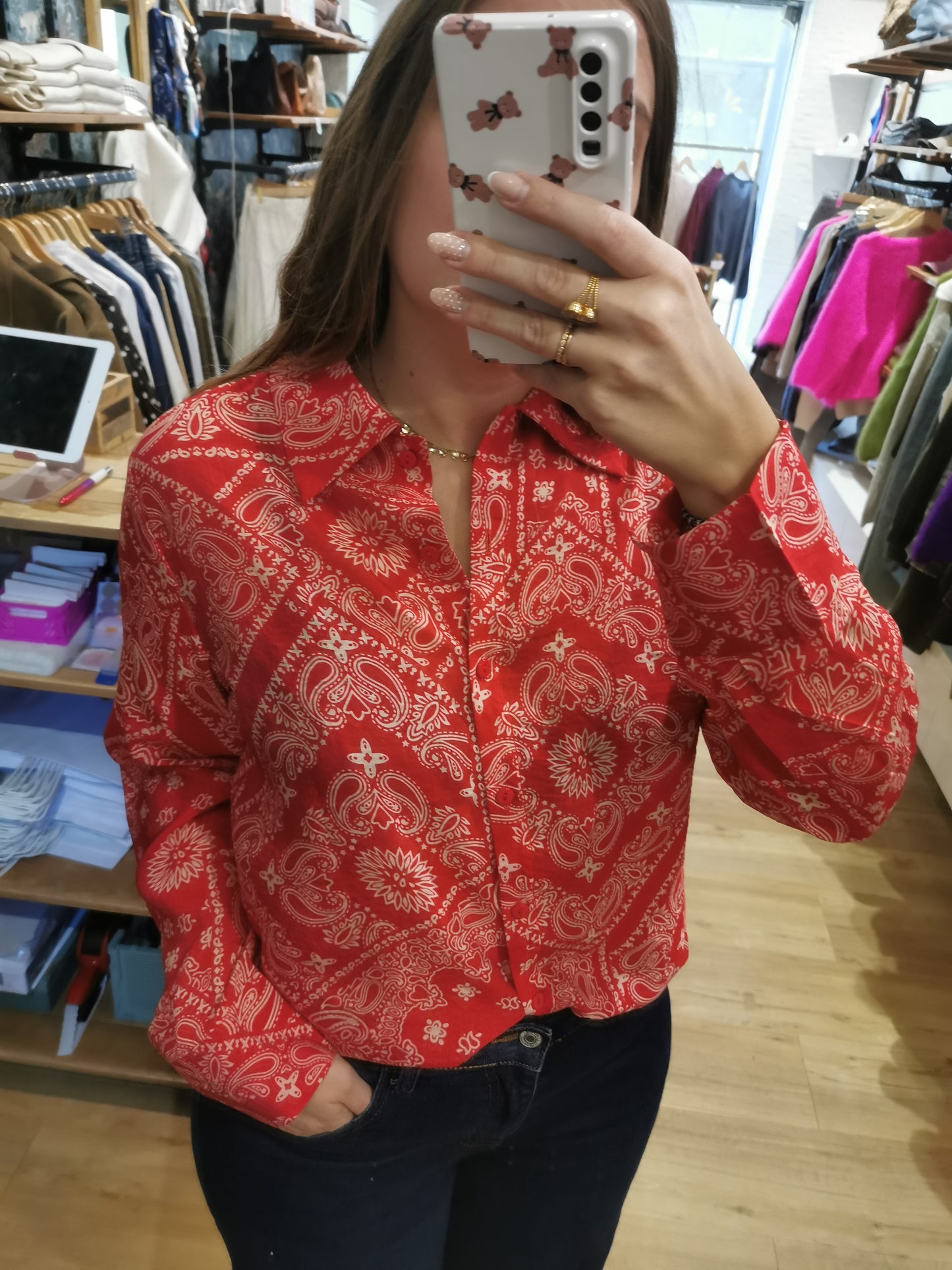 Chemise ROUGE - Zyna