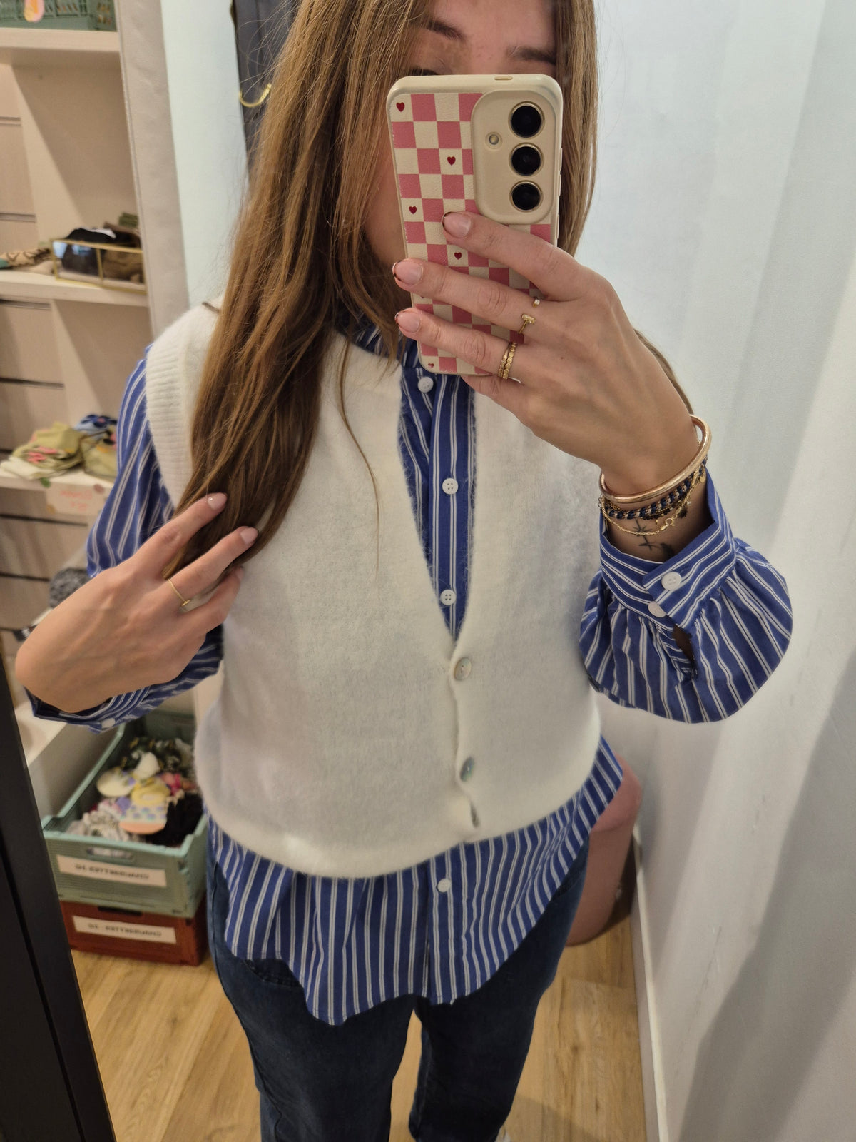 Gilet ECRU- 26642