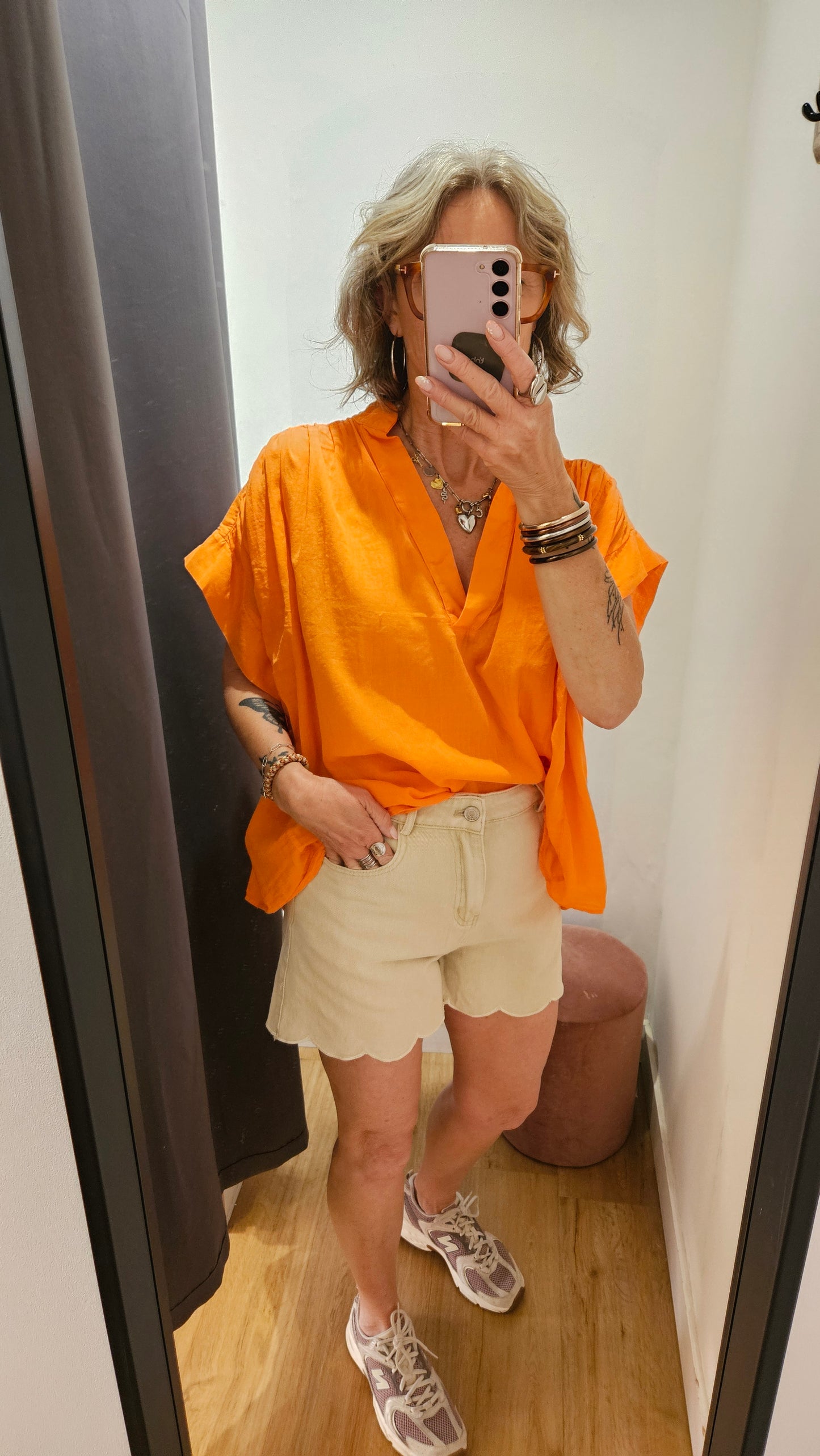 Blouse ORANGE- 05973