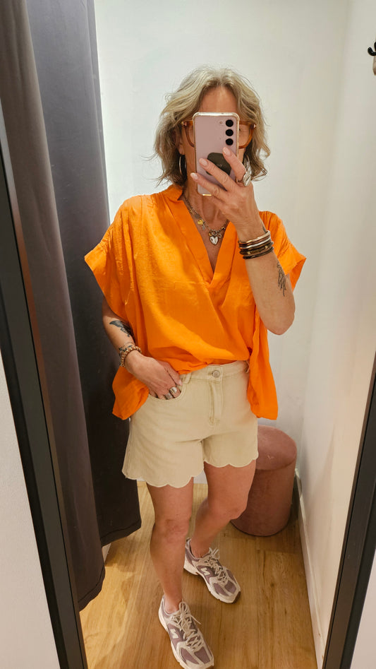 Blouse ORANGE- 05973
