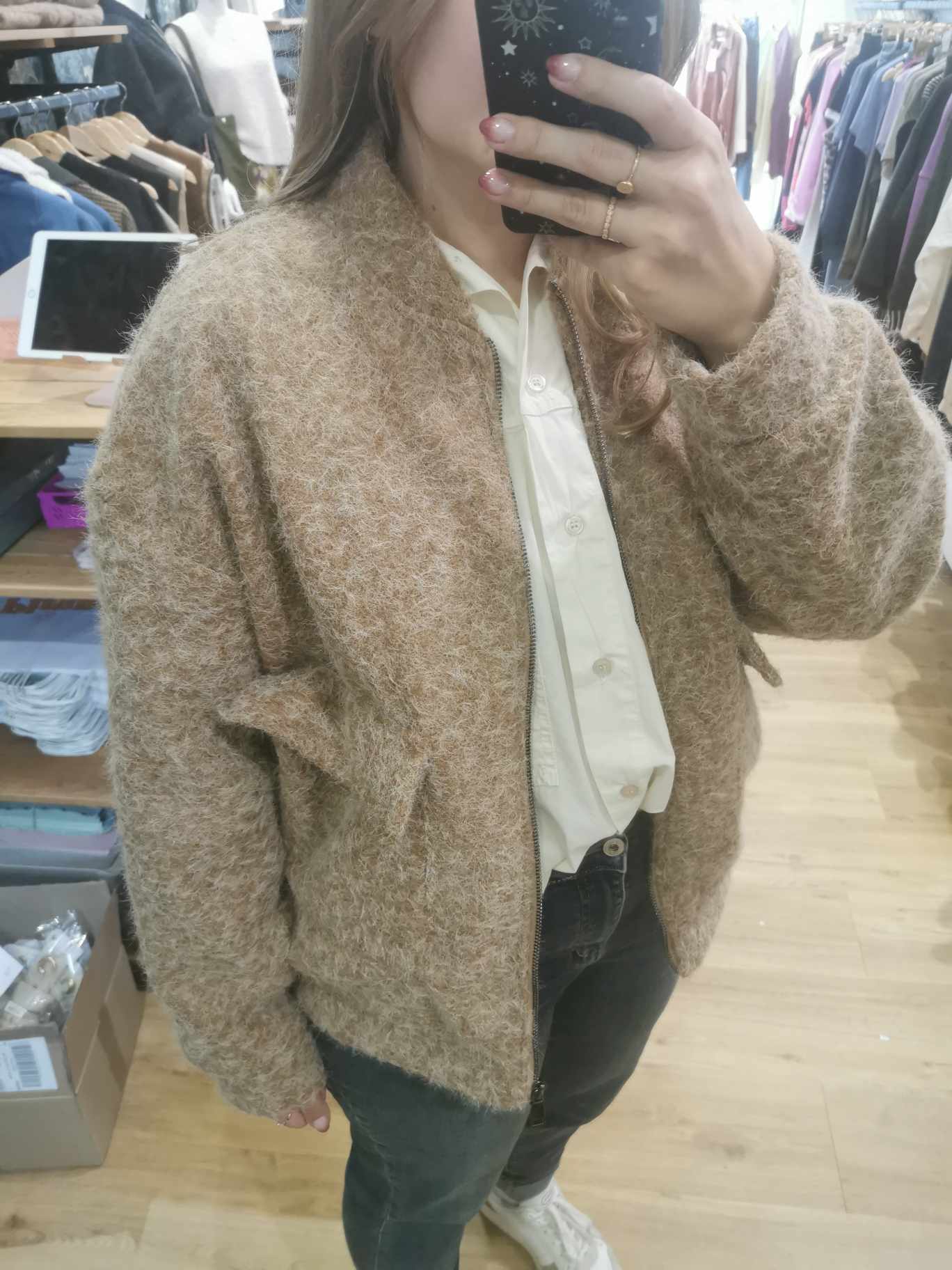 Bomber BEIGE- 50507