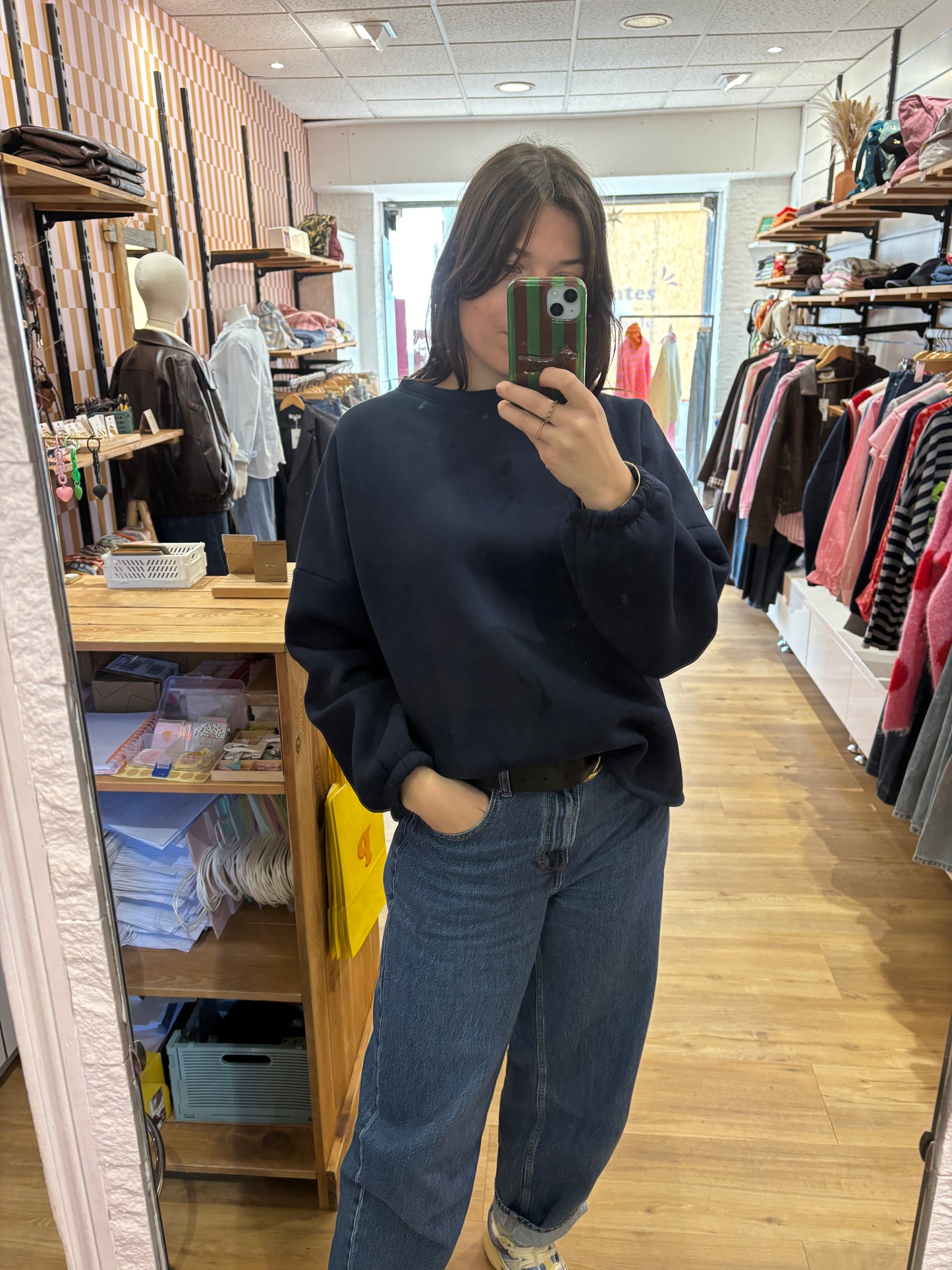 Sweat MARINE - Chérie