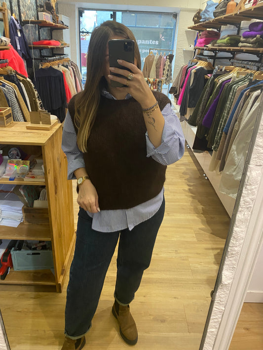 Pull Sans manches CHOCO - 62369