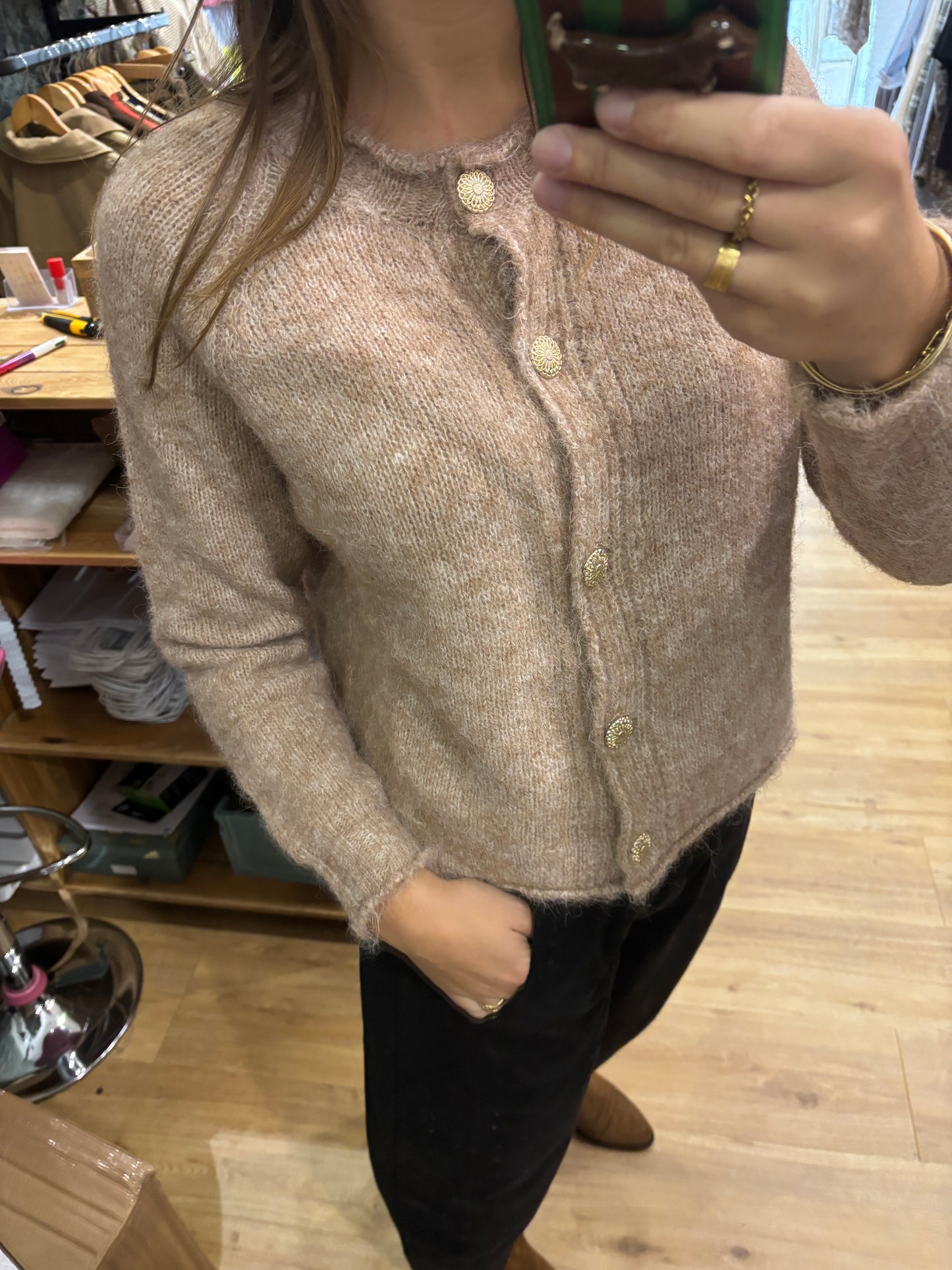 Cardigan CAMEL - MG62003