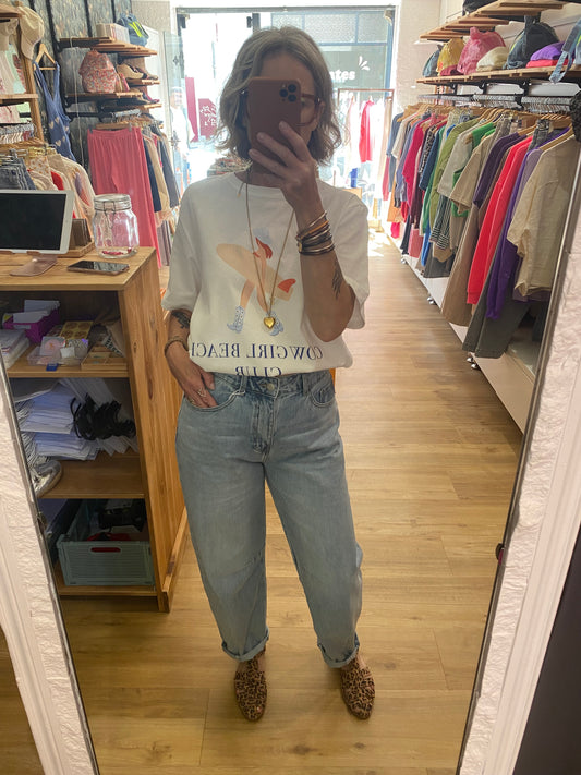 Pantalon DENIM CLAIR - Brandy