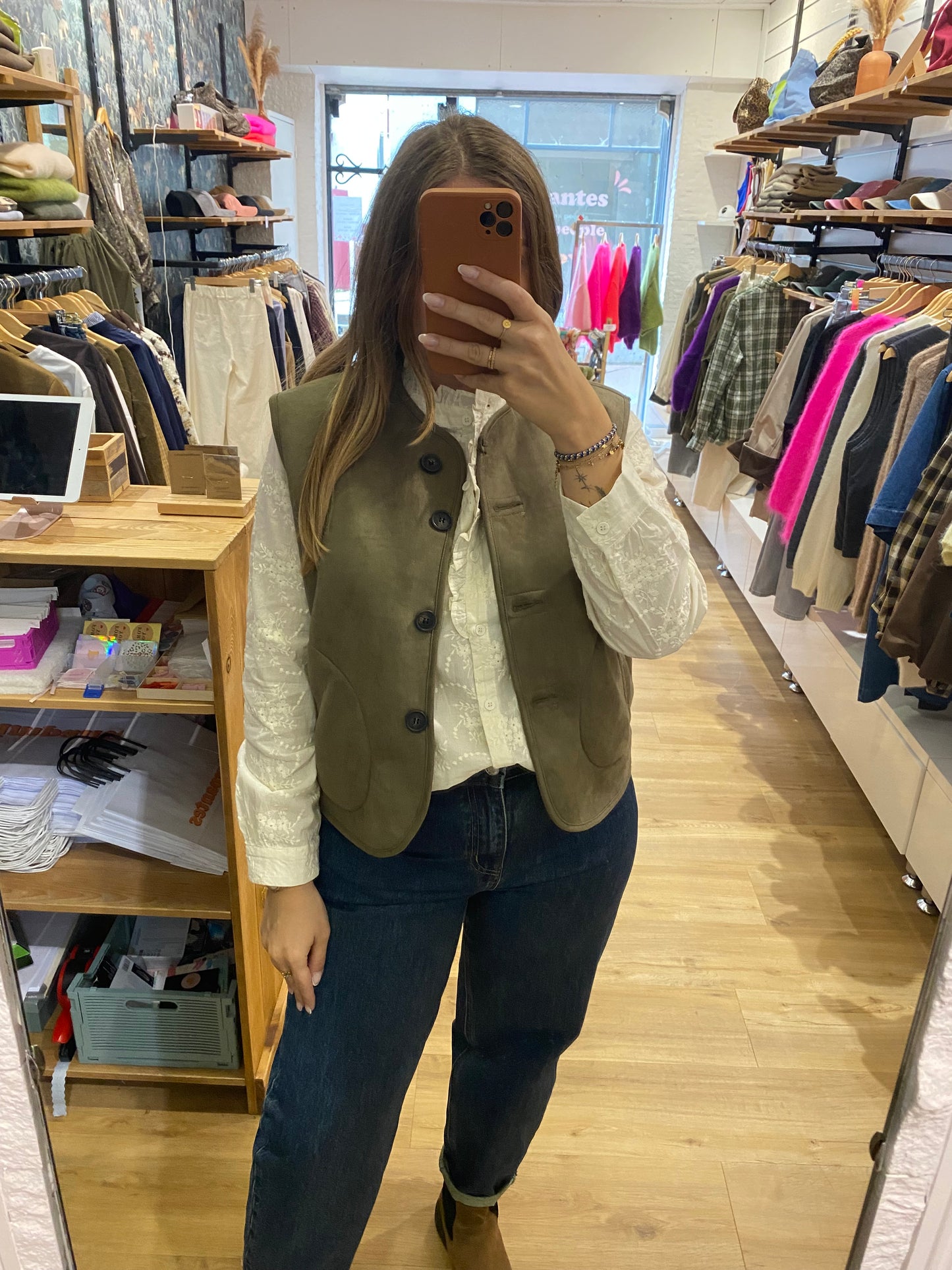 Veste sans manche KAKI - 15G481