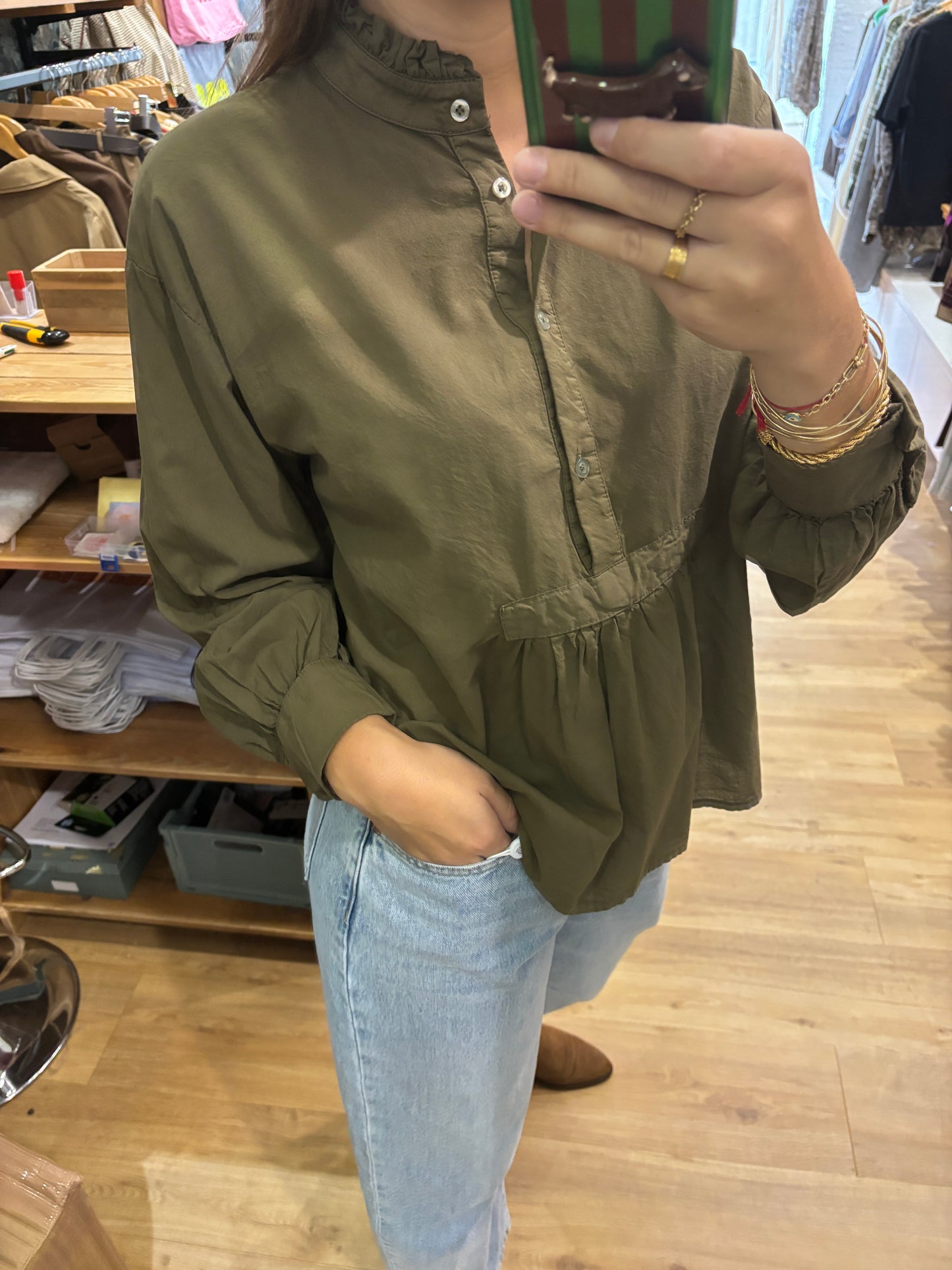 Blouse AGAVE GREEN - 05713