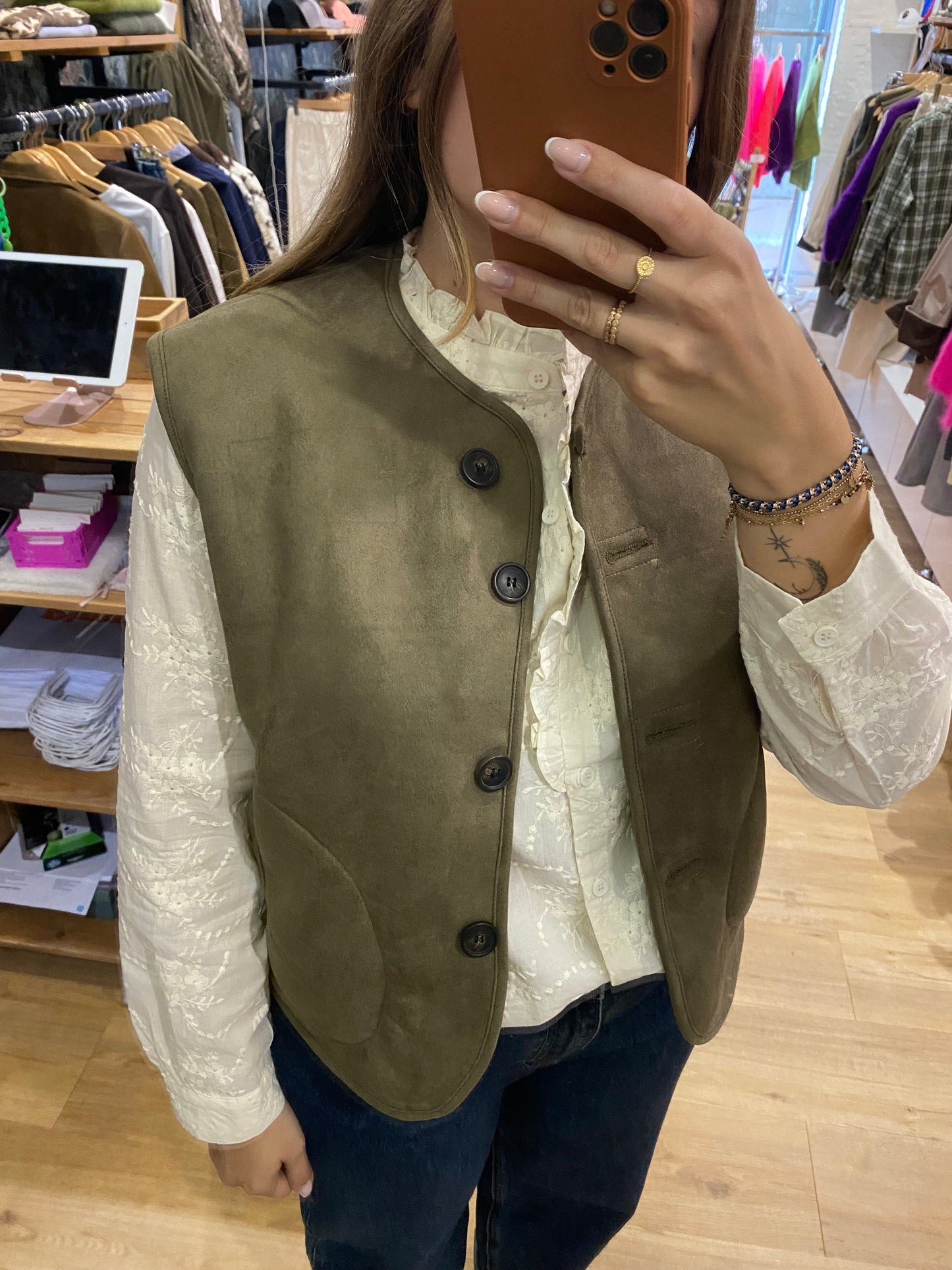 Veste sans manche KAKI - 15G481