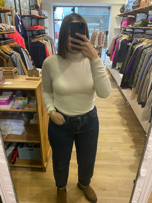Col Roulé BEIGE - 93801
