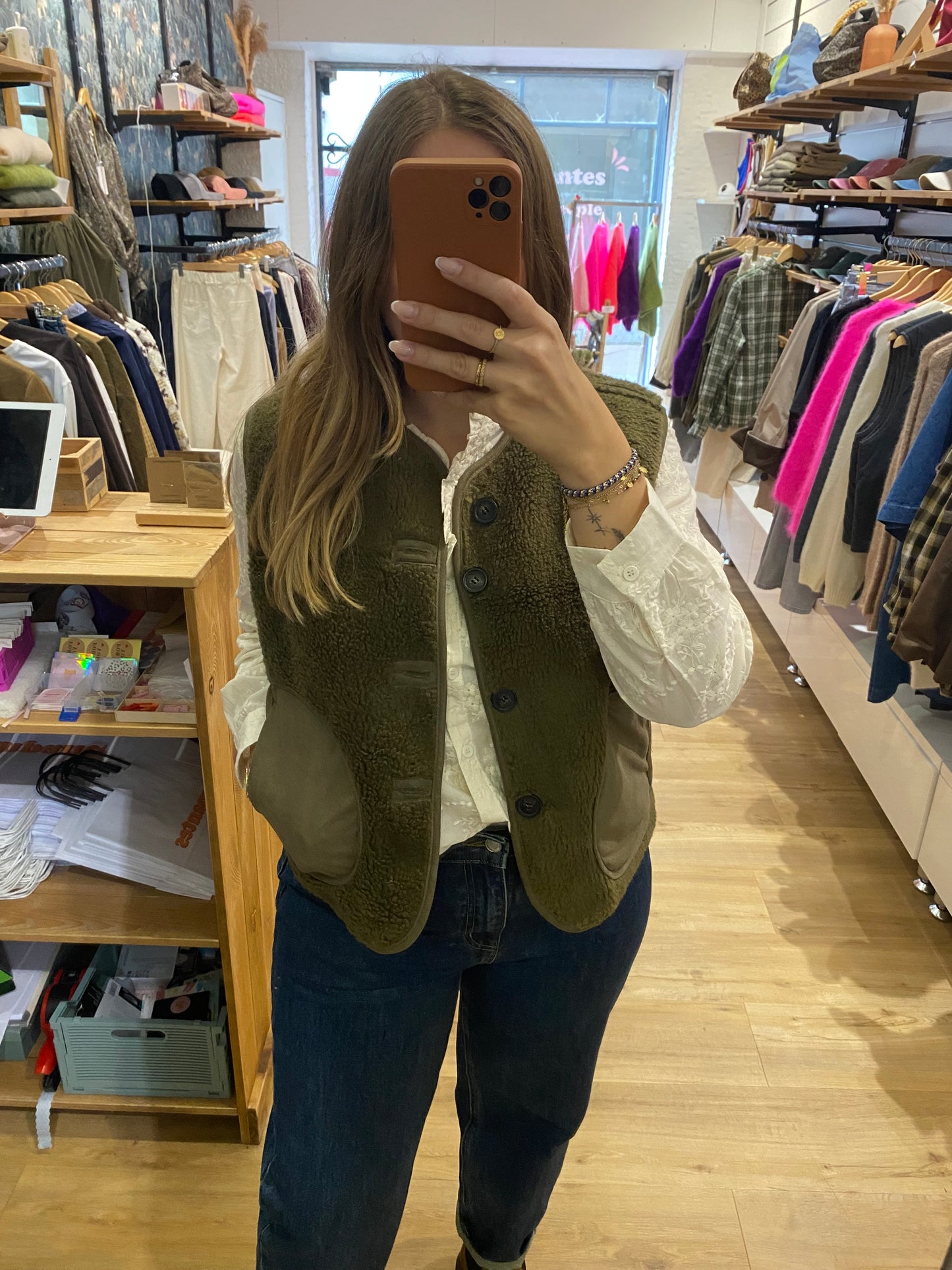 Veste sans manche KAKI - 15G481