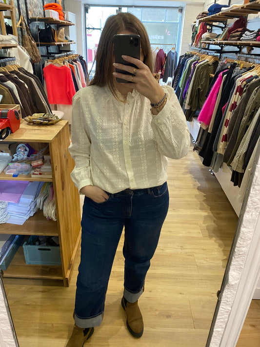 Chemise CREME 15h048