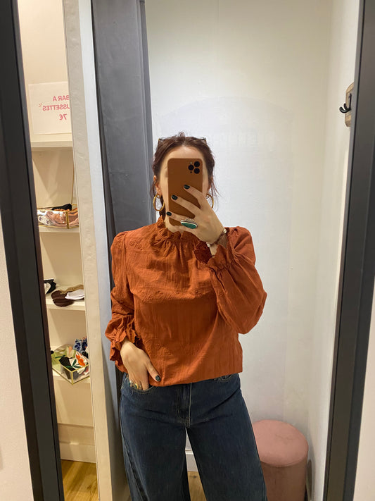 Blouse BRUN CHAUD - Gustin