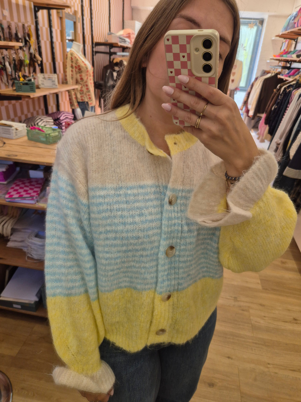 Gilet JAUNE/BLEU - GIL010