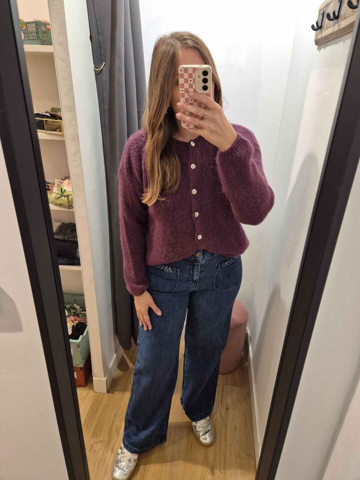 Gilet AUBERGINE - 23313