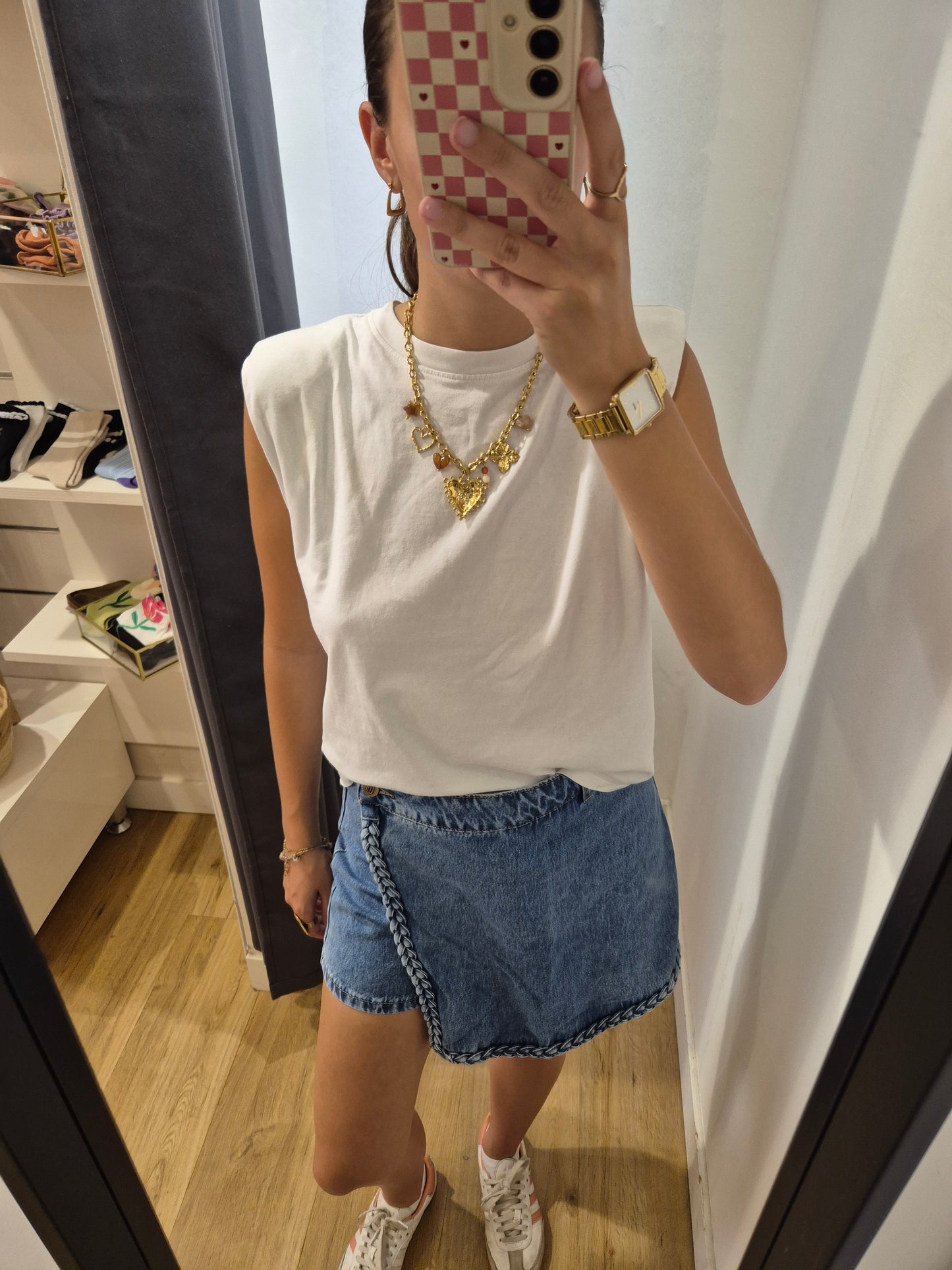 Jupe-short BLEU STONE - Stella