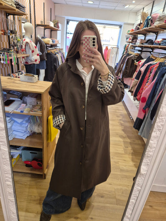 Trench MARRON - M7549