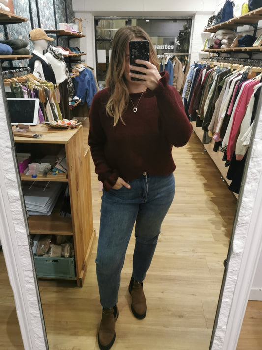 Pull BORDEAUX- 6234