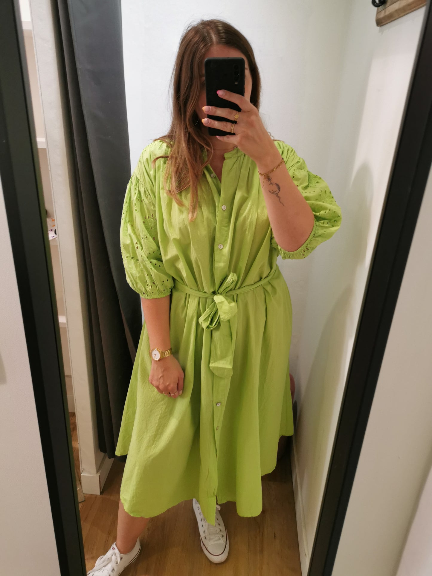 Robe VERT POMME - 12372