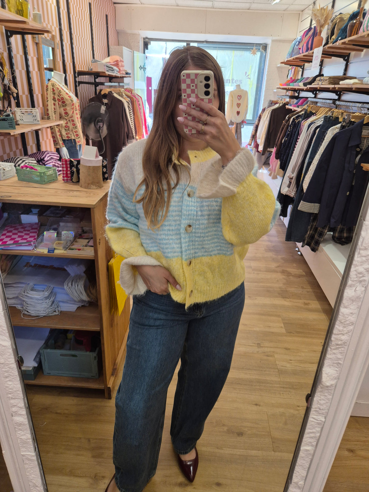 Gilet JAUNE/BLEU - GIL010