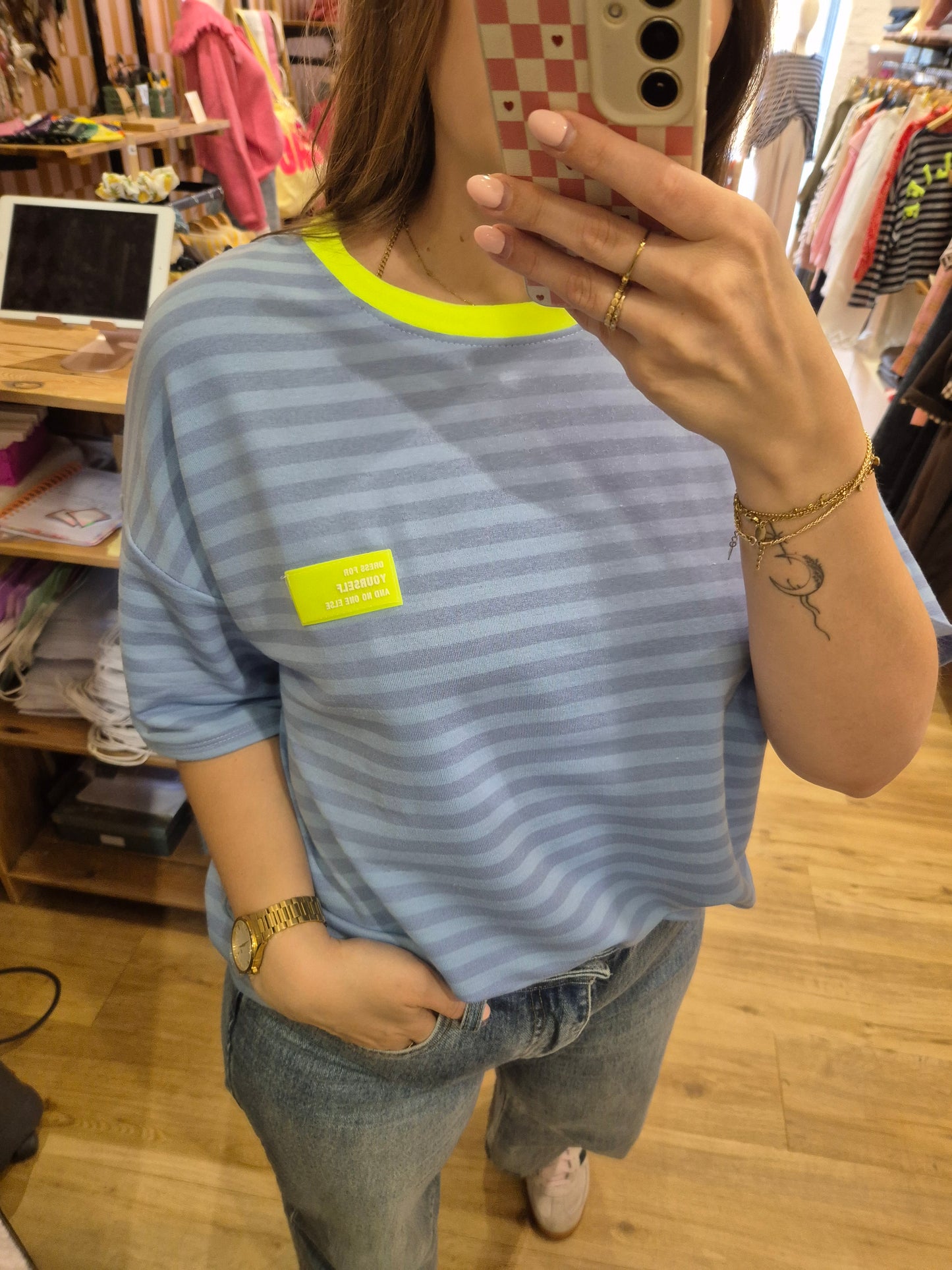 Tee-shirt BLEU/CIEL - 08603