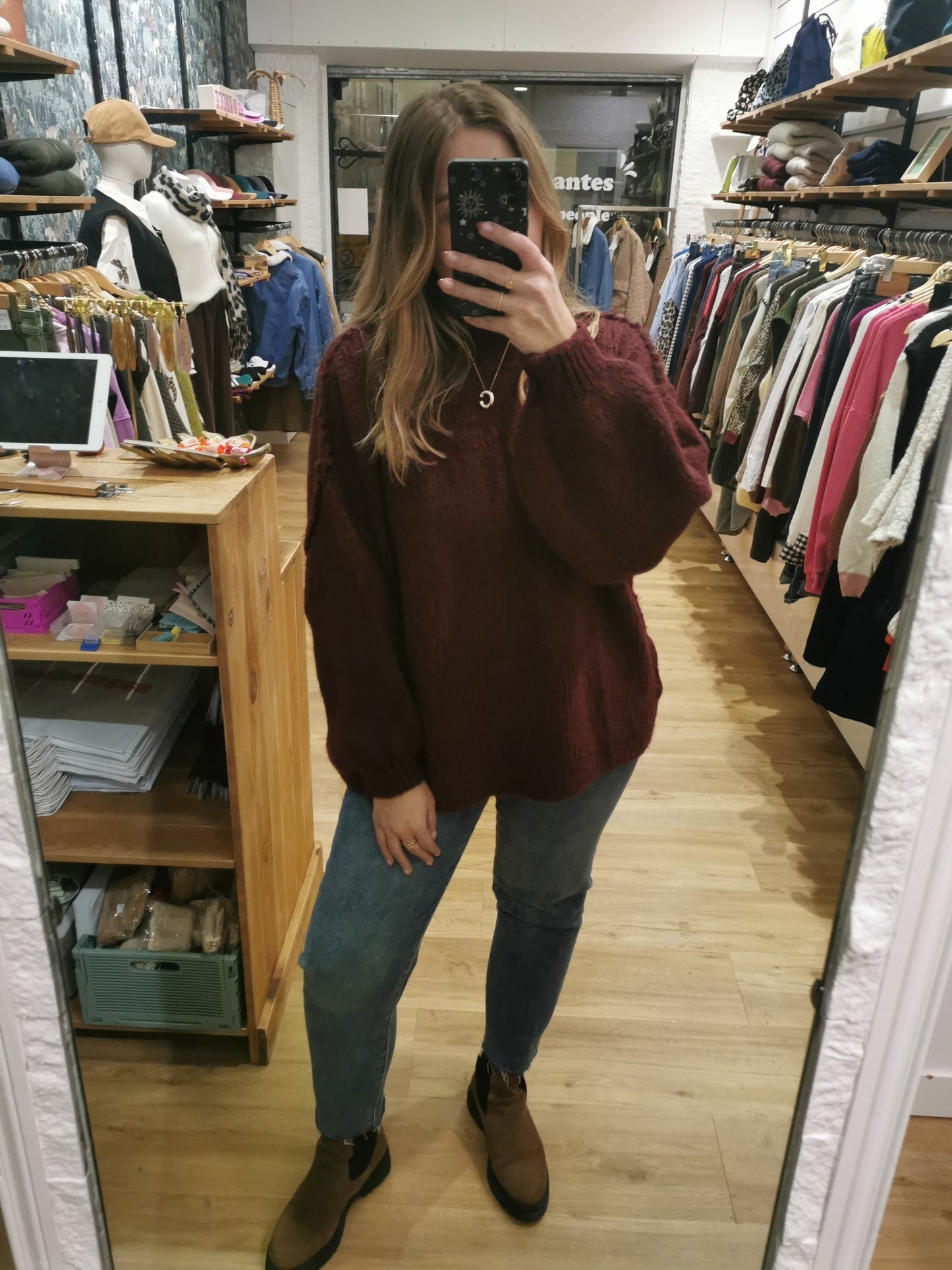 Pull BORDEAUX - 81464